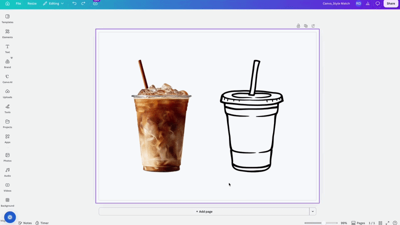 Canva Style Match