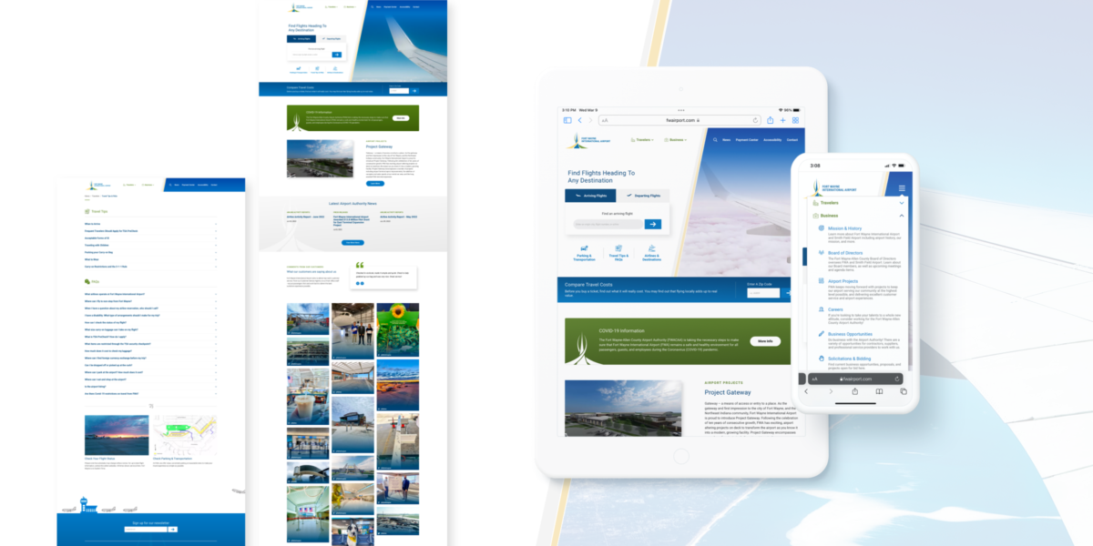 Fort wayne airport web development 4