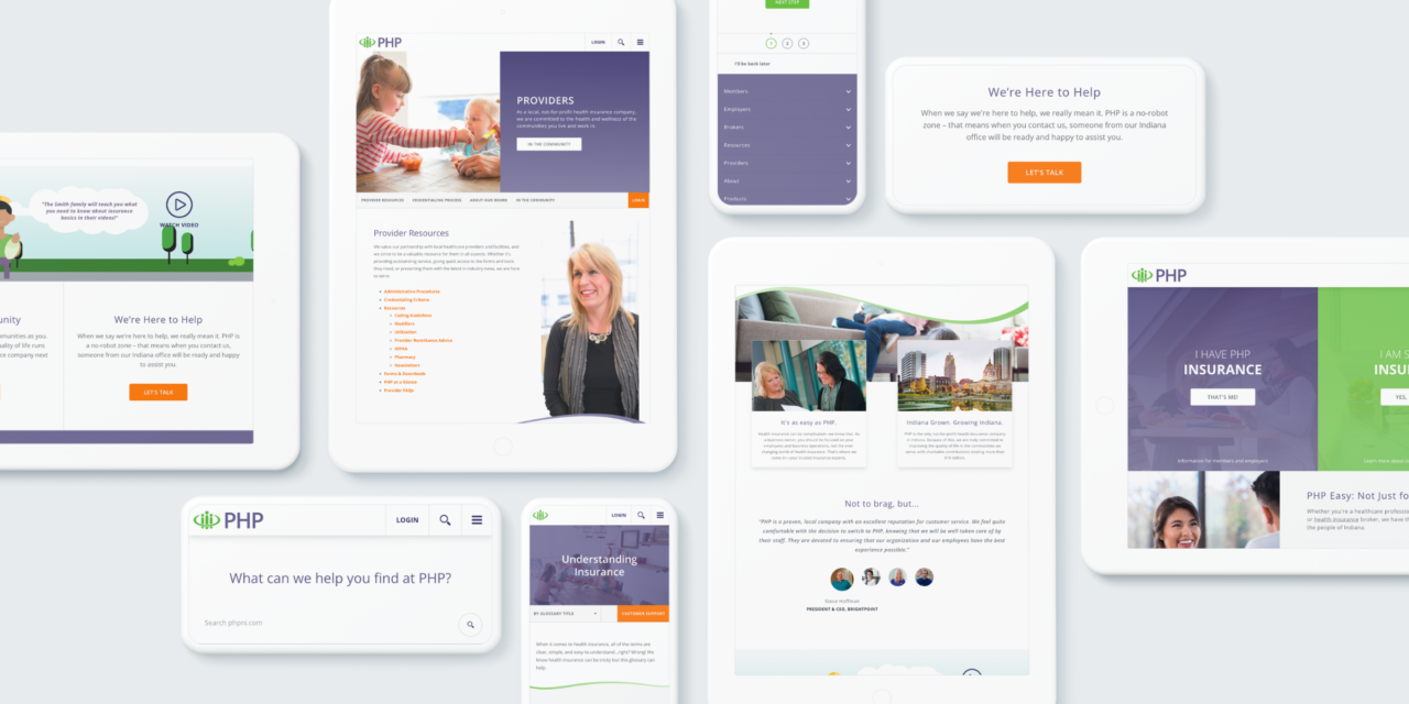 Physicians Health Plan web design 01