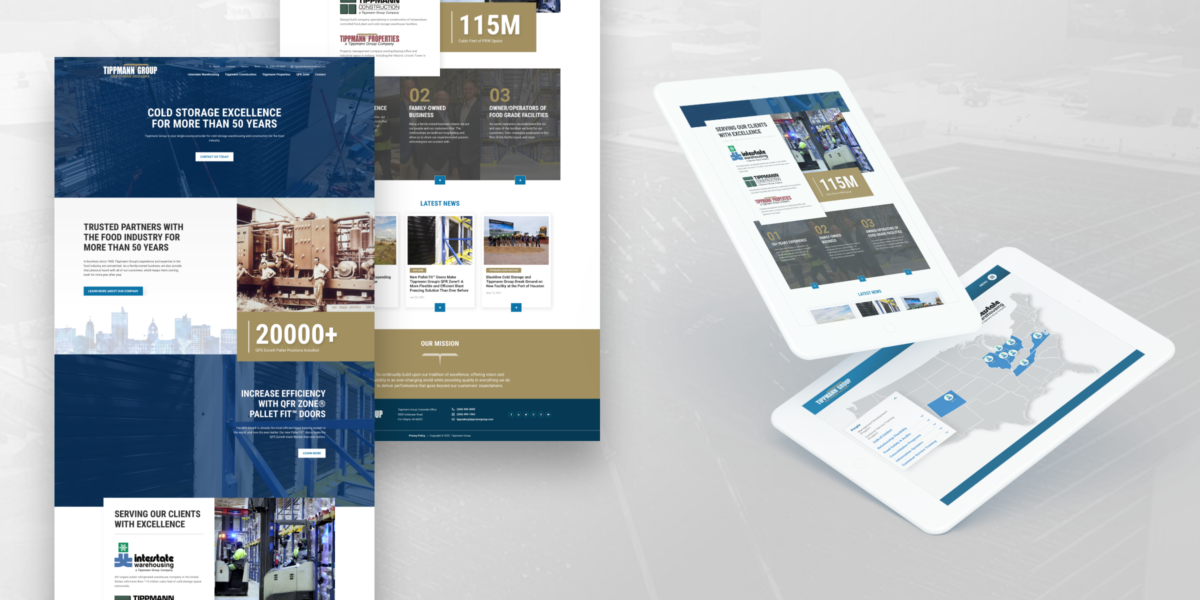 Tippmann Group web design 01